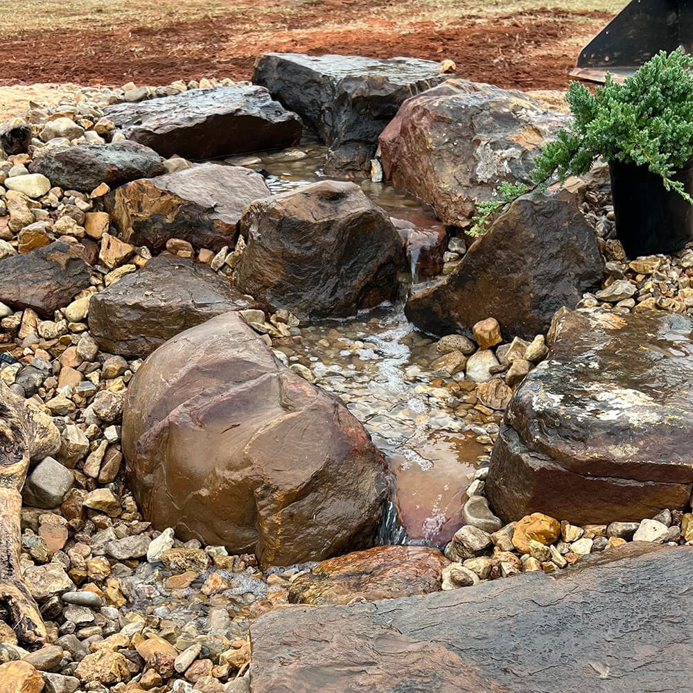 A pondless waterfall 